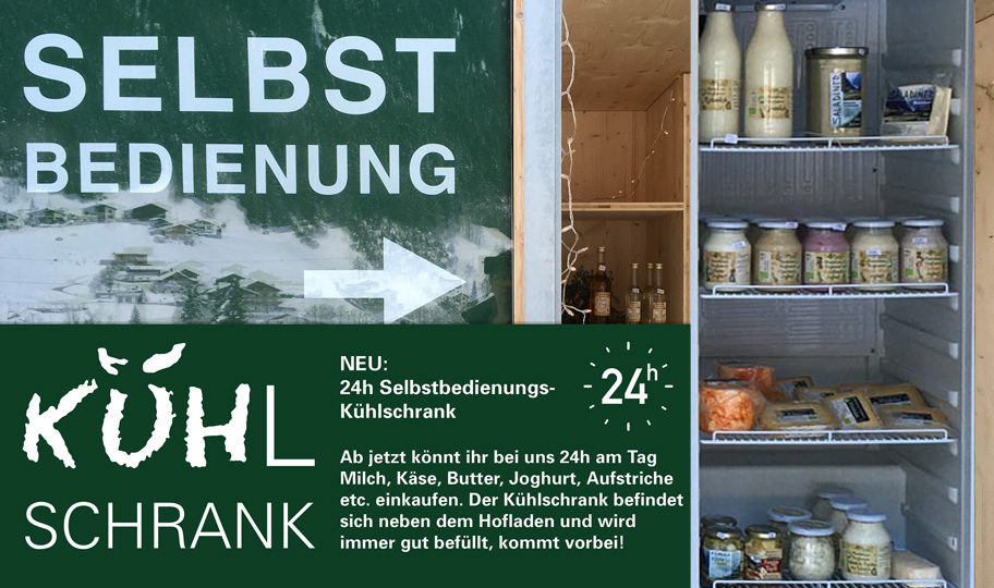 24h Selbstbedienungs-Kühlschrank